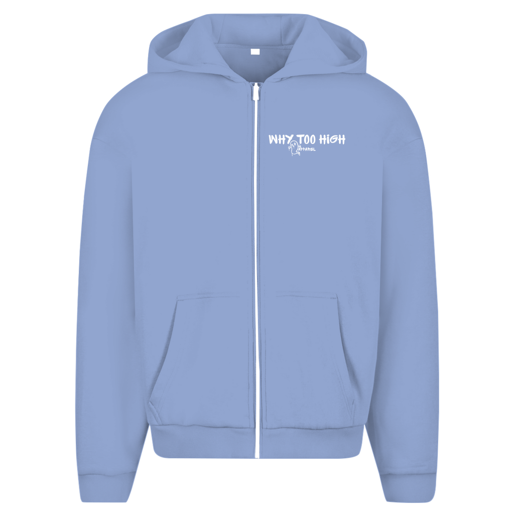 Herren Oversize Zipper Hoodie -  Chaotic Romance