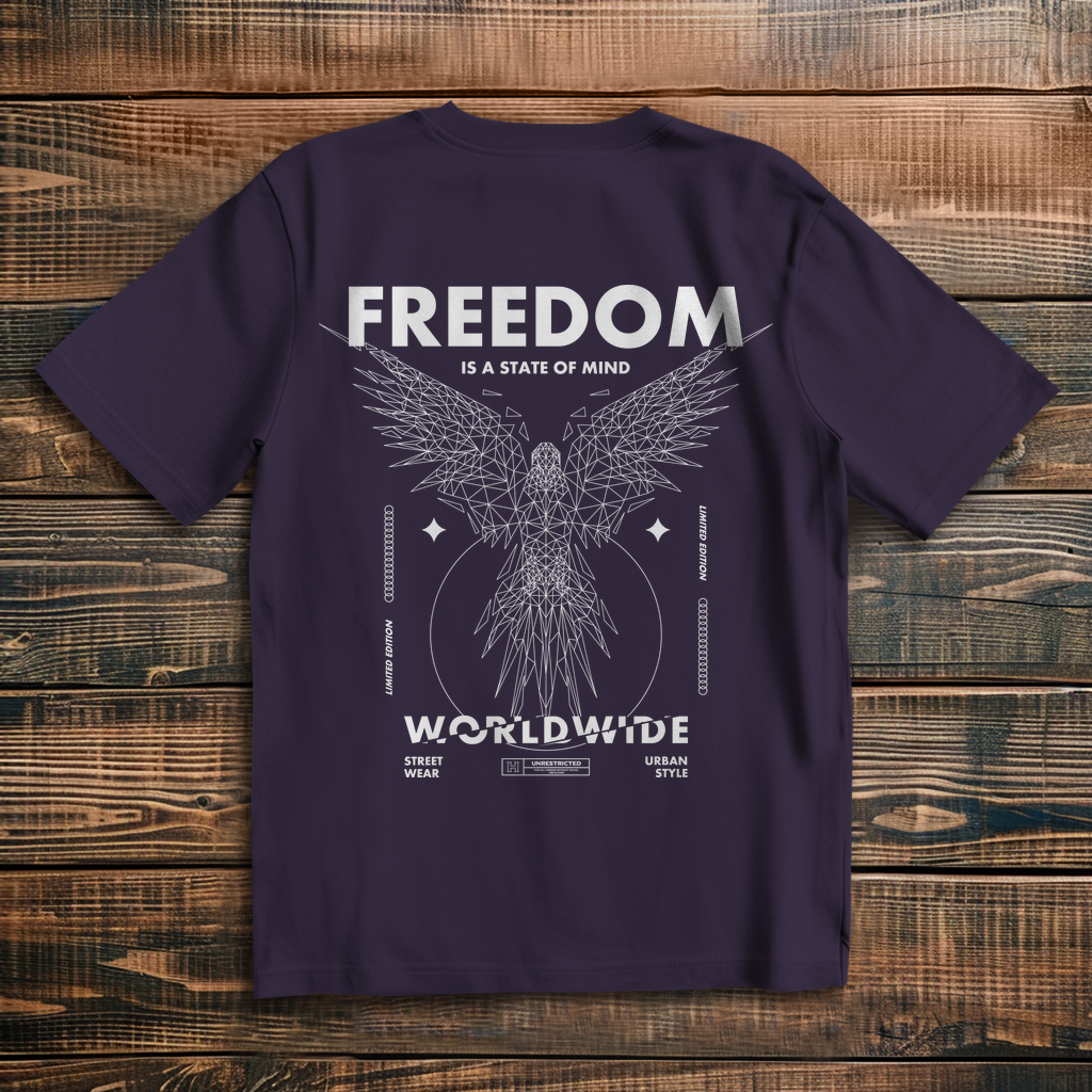 Oversize T-Shirt -  Freedom