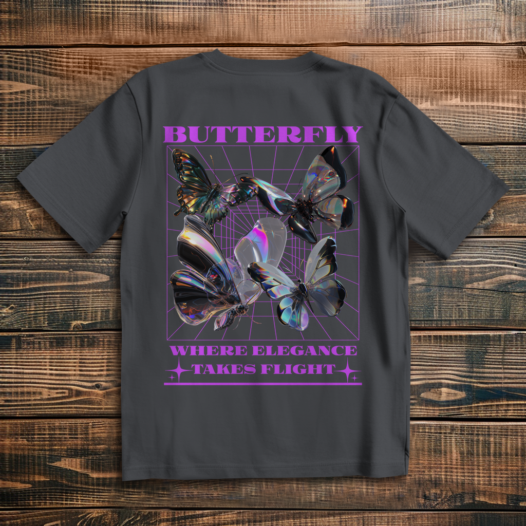 Oversize T-Shirt - Flutter Wings
