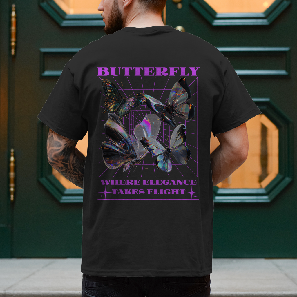 Herren T-Shirt - Flutter Wings