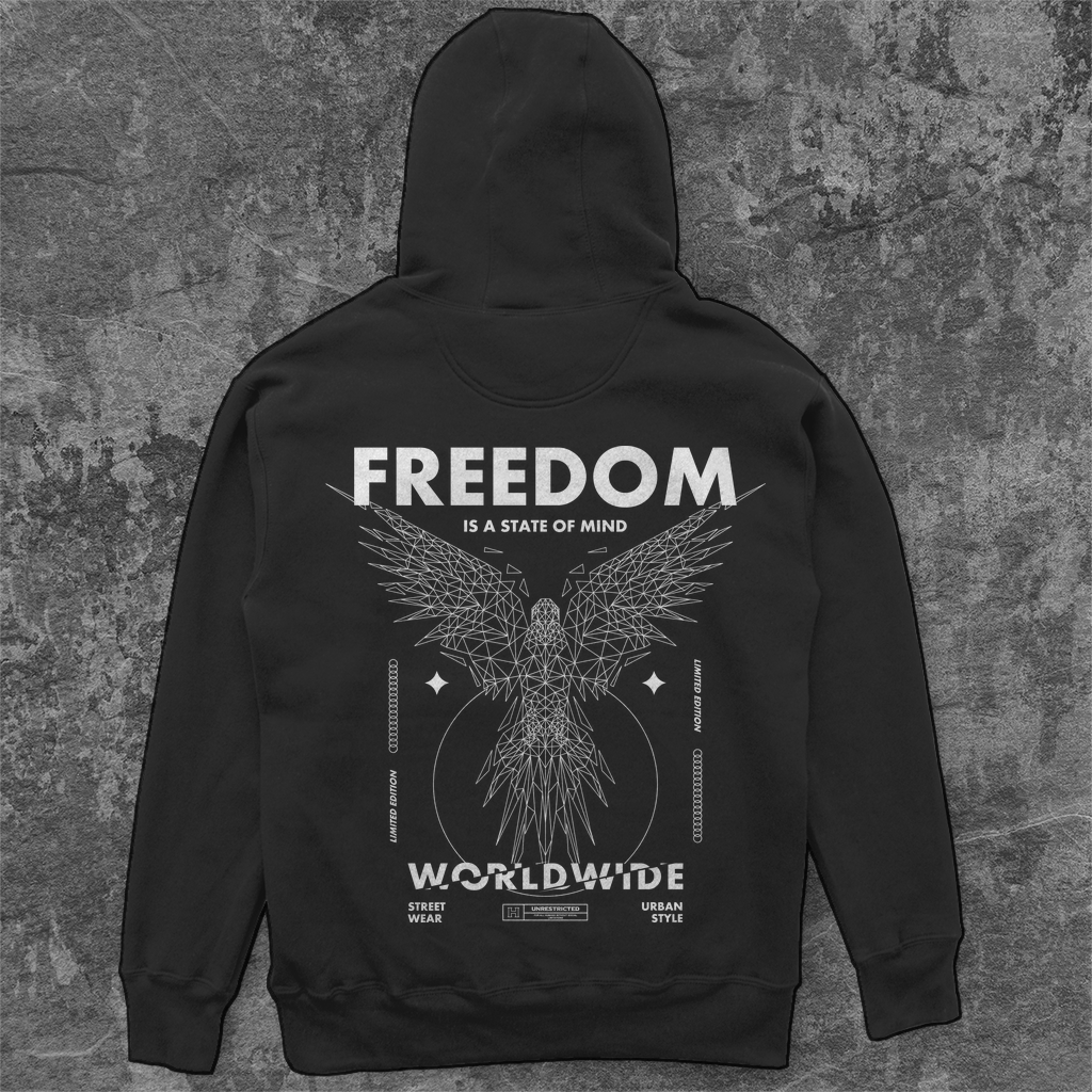 Unisex Oversize Hoodie -  Freedom