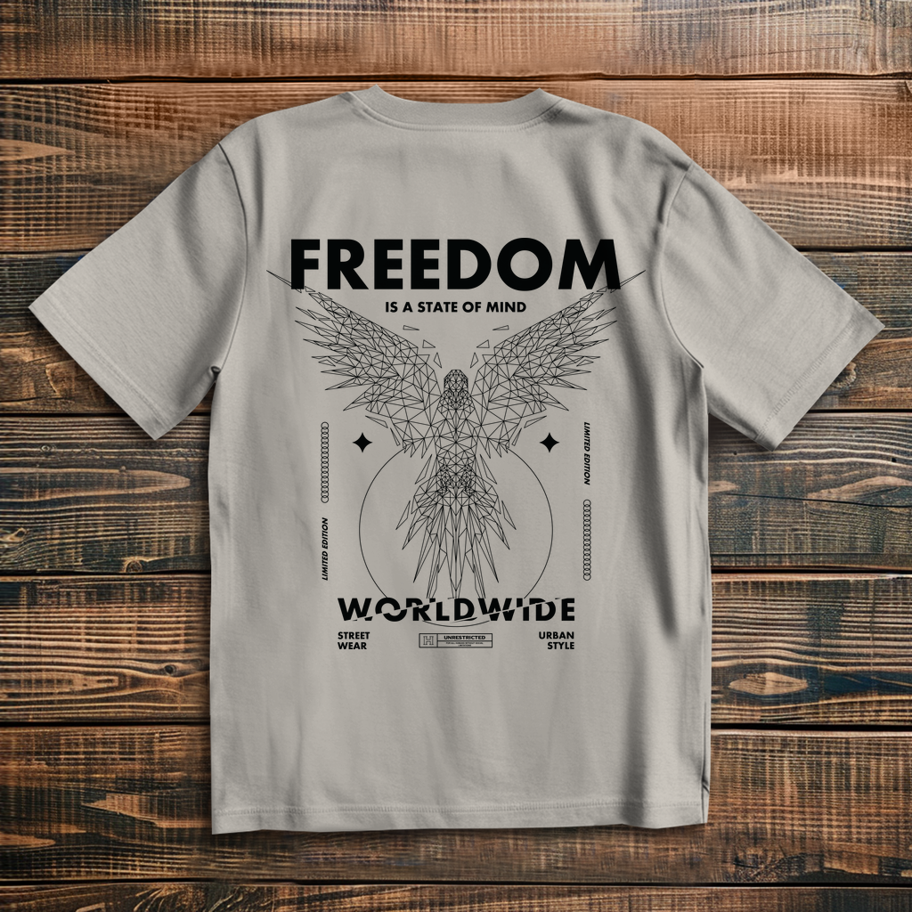 Oversize T-Shirt -  Freedom