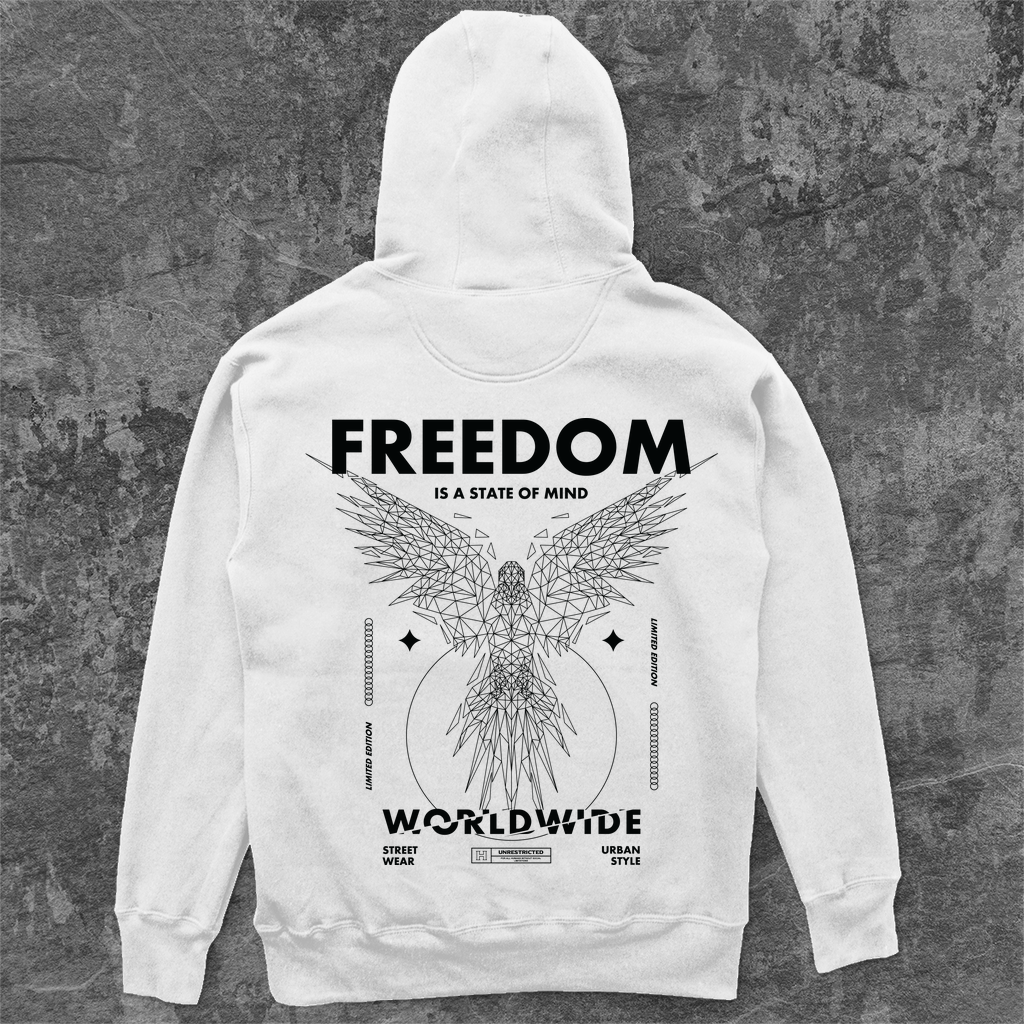 Unisex Oversize Hoodie -  Freedom