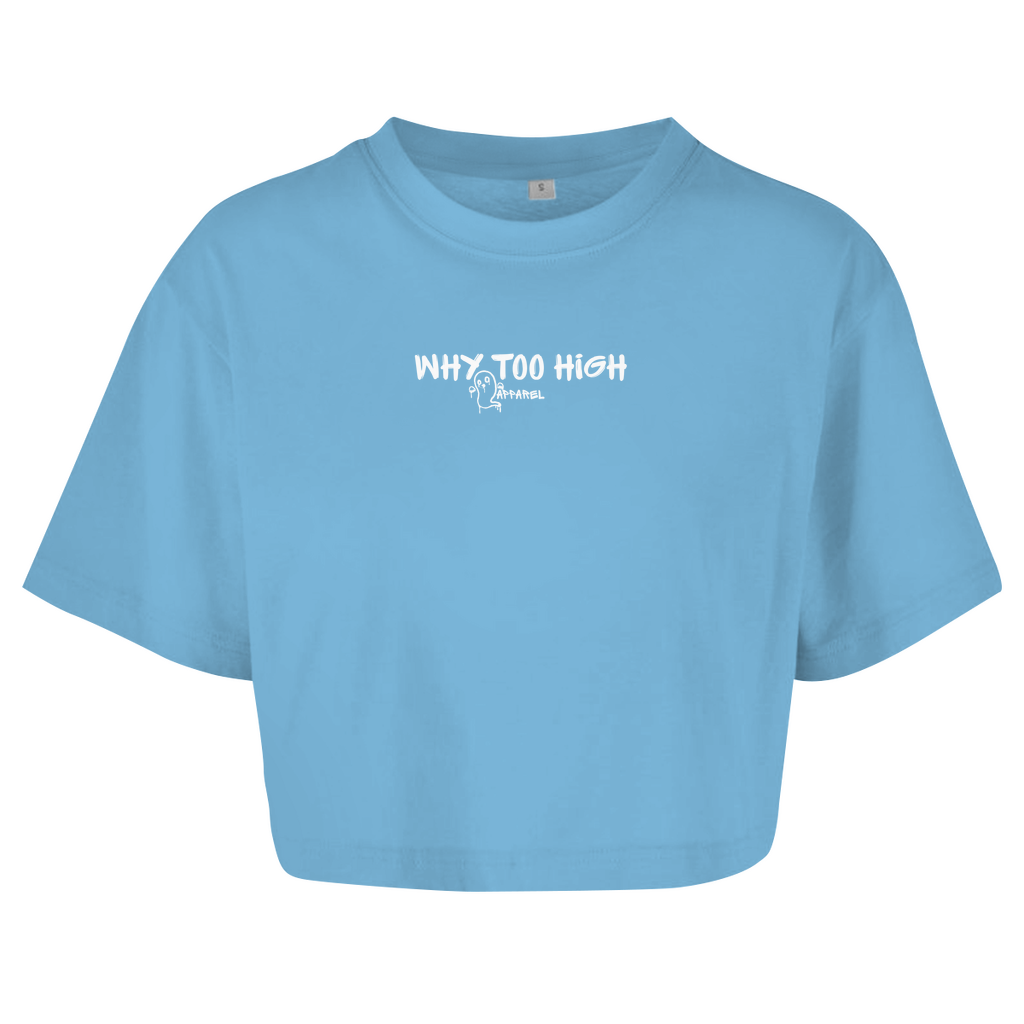 Damen Oversize Crop Top -  Dream Flight