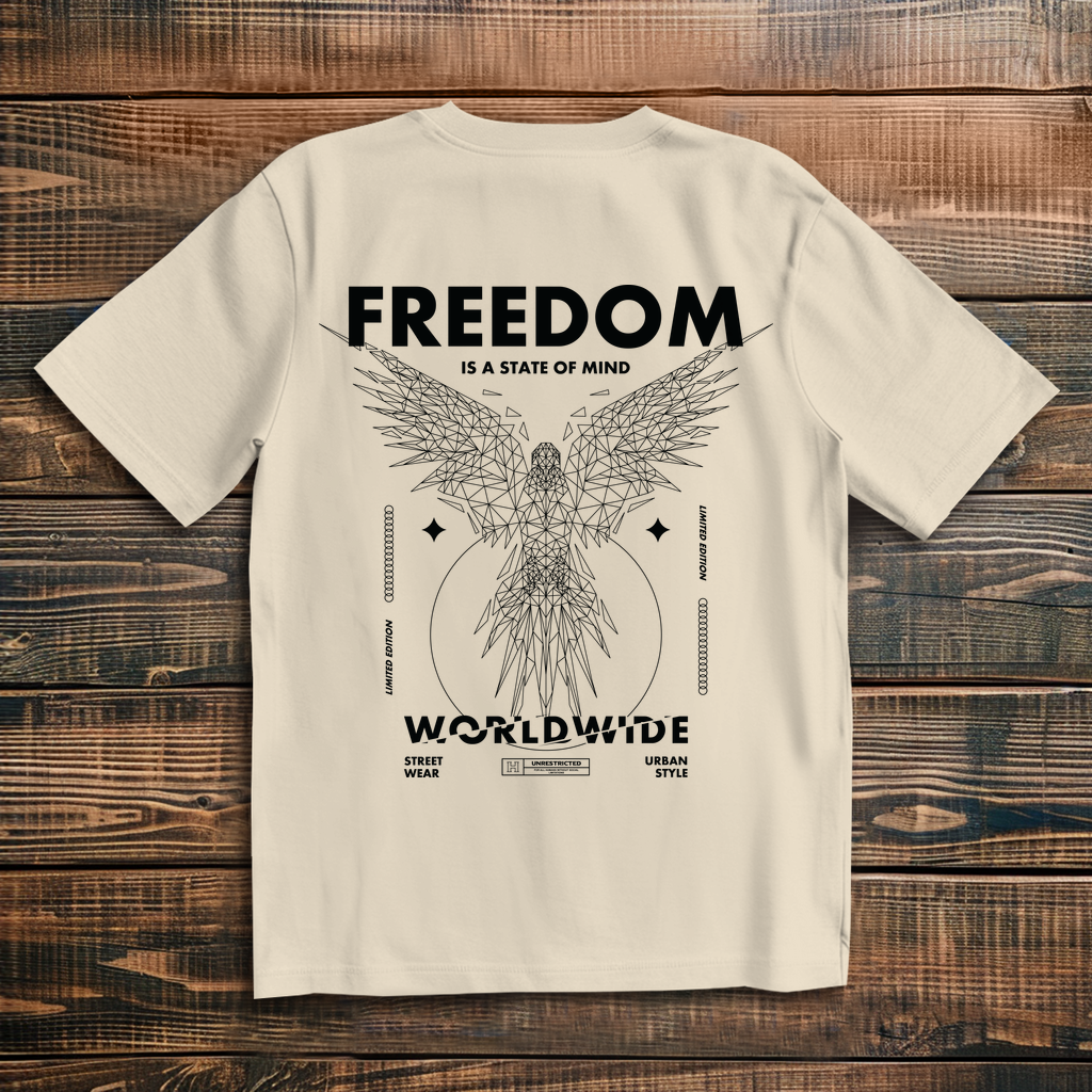 Oversize T-Shirt -  Freedom
