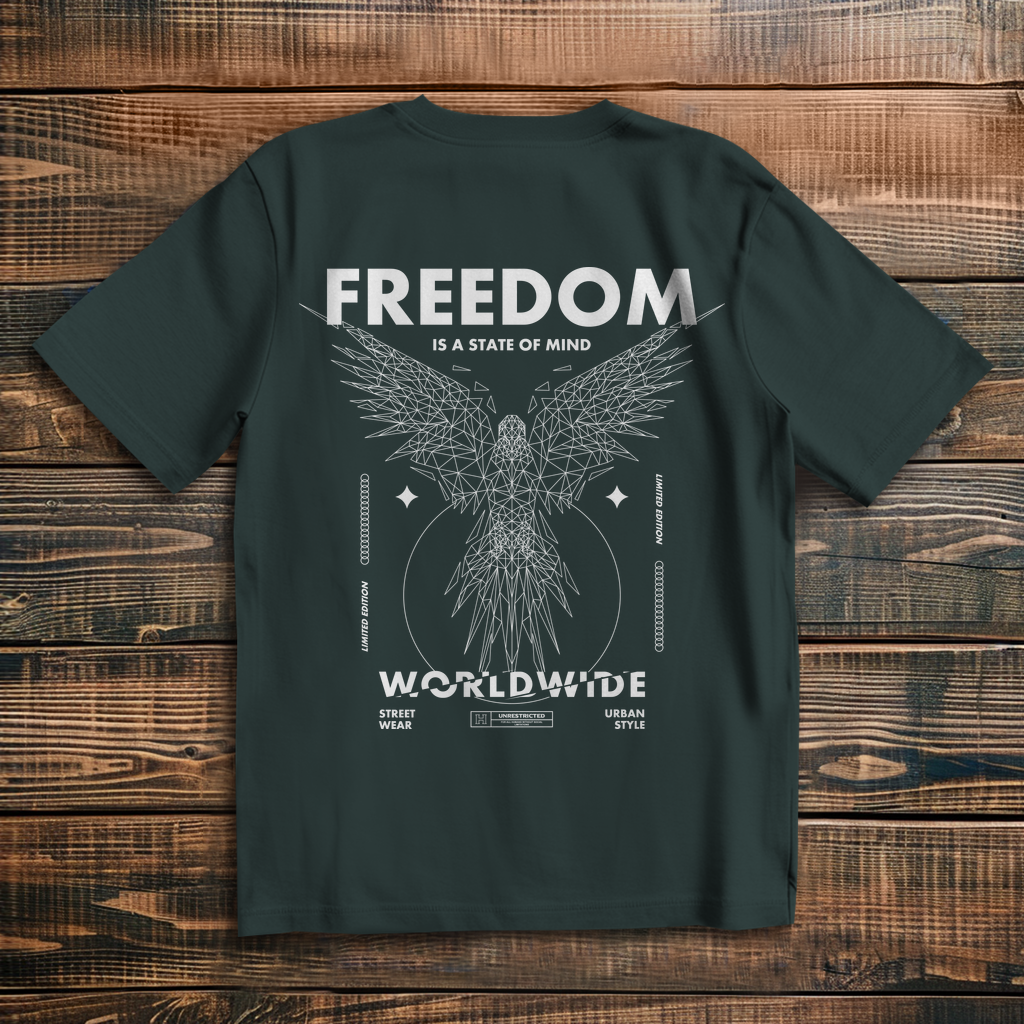 Oversize T-Shirt -  Freedom