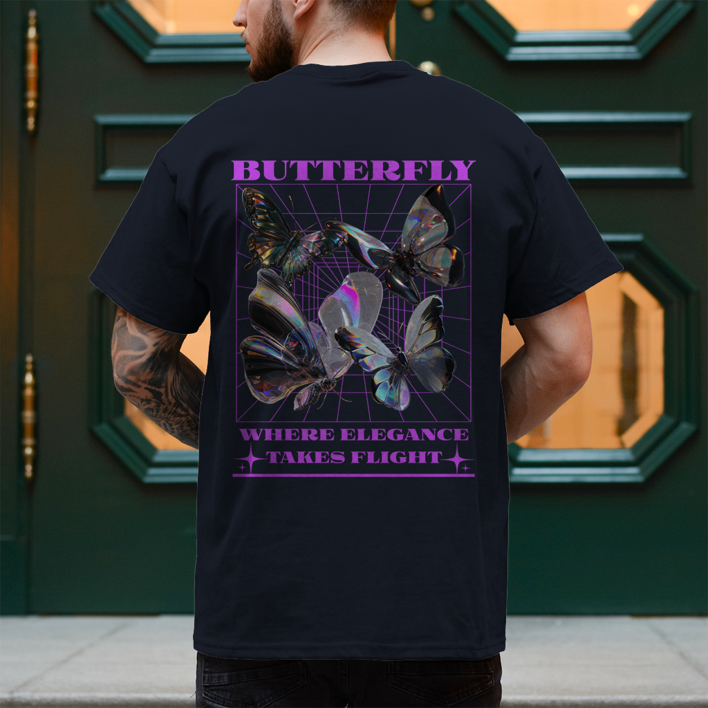 Herren T-Shirt - Flutter Wings