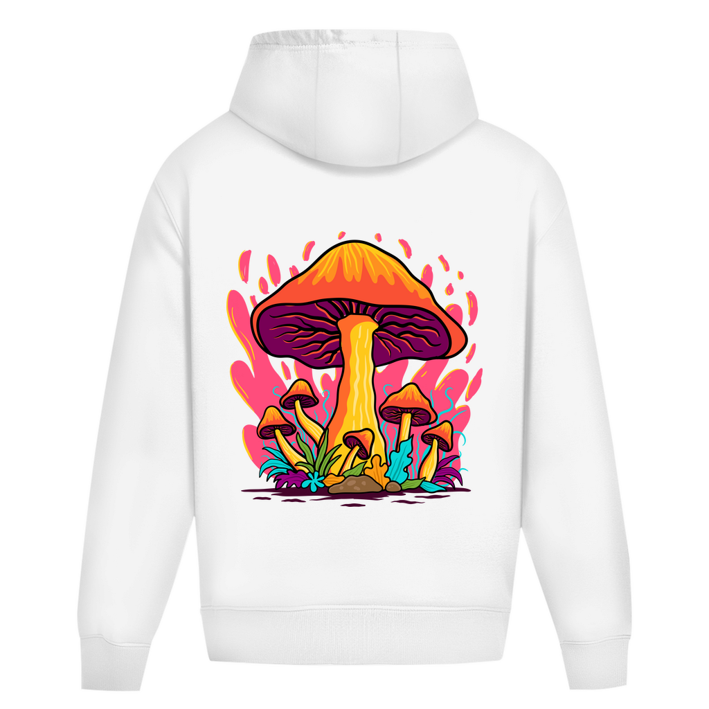 Oversize Hoodie Ohne Kordel -  Mushroom