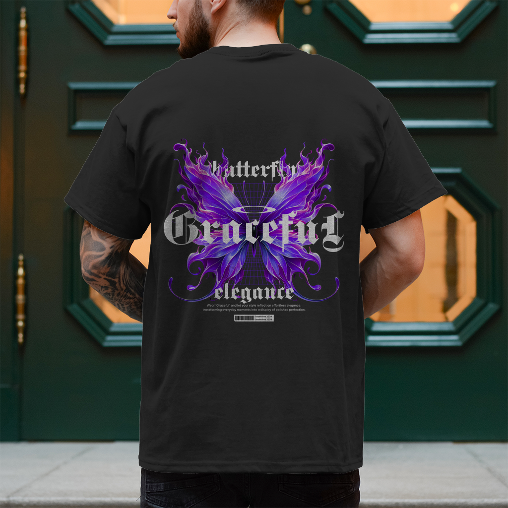 Herren T-Shirt -  Butterfly