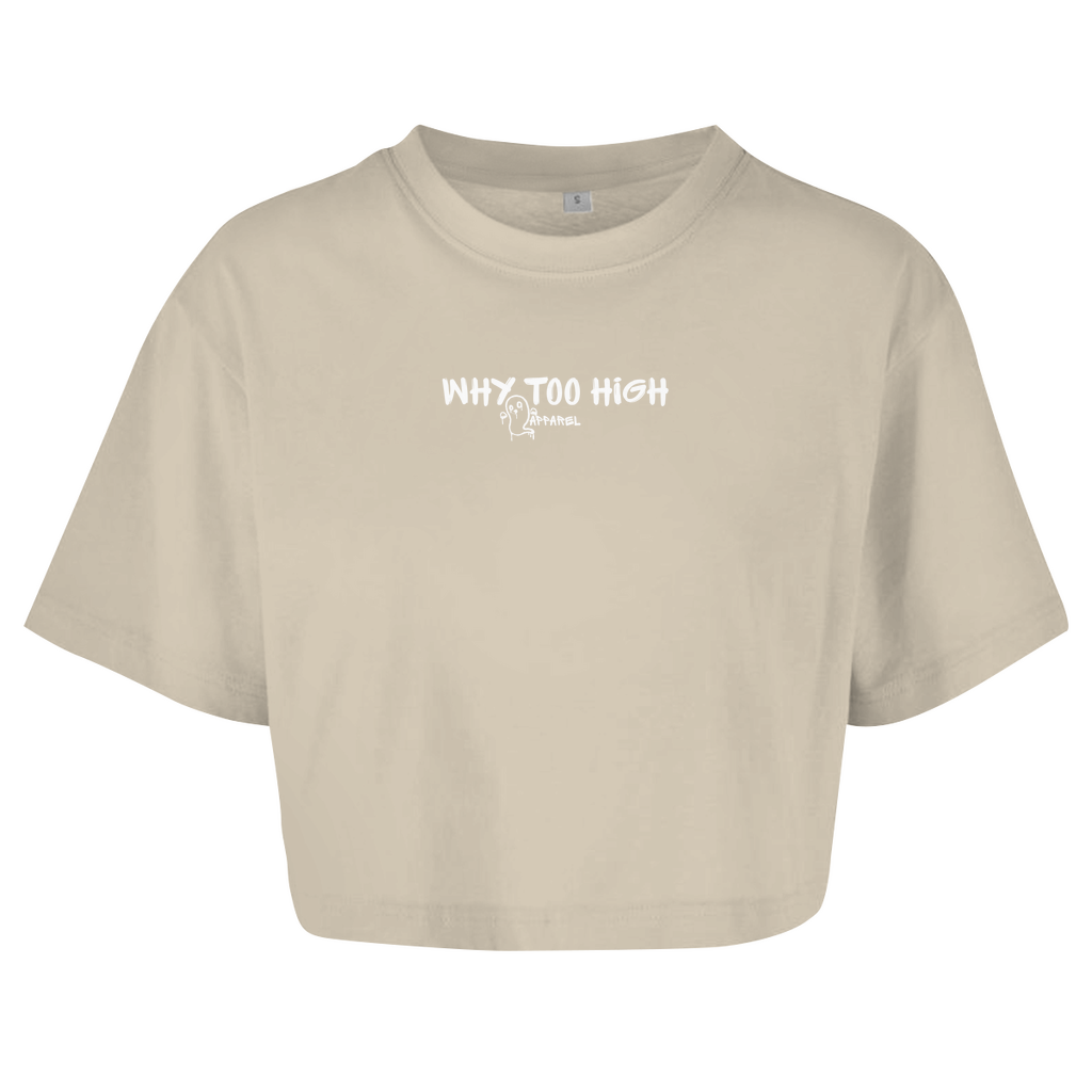 Damen Oversize Crop Top -  Dream Flight