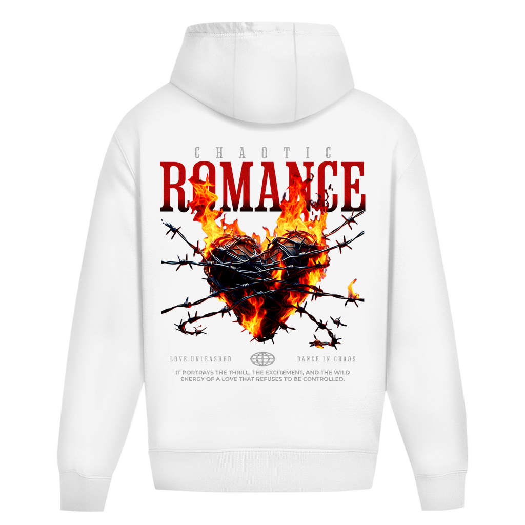 Oversize Hoodie Ohne Kordel -  Chaotic Romance