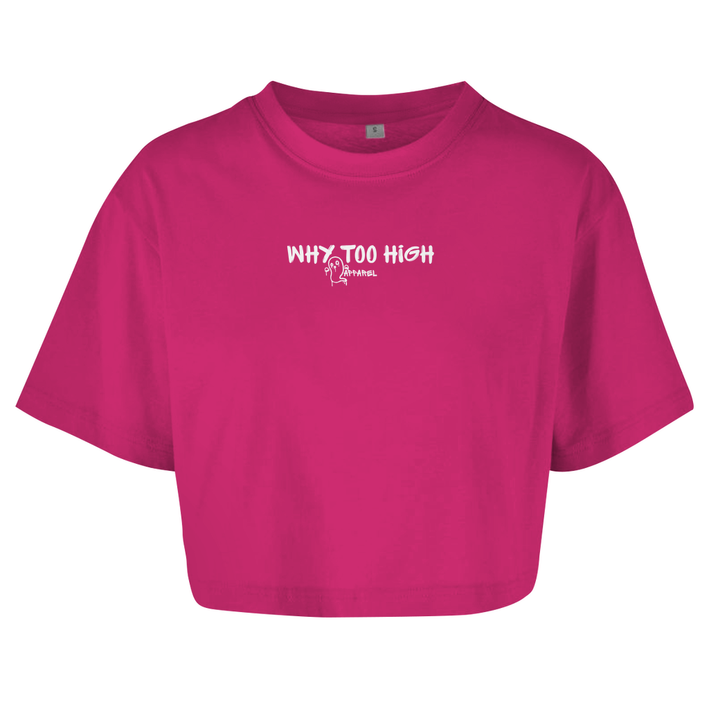 Damen Oversize Crop Top -  Dream Flight