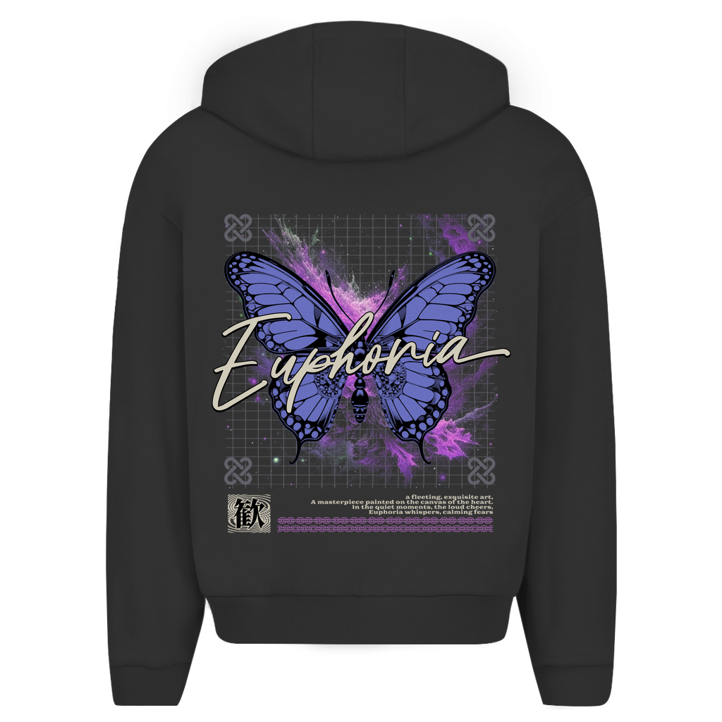 Herren Oversize Zipper Hoodie -  Euphoria