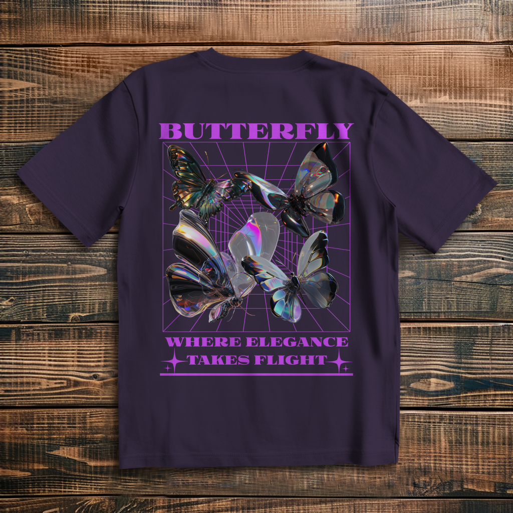 Oversize T-Shirt - Flutter Wings