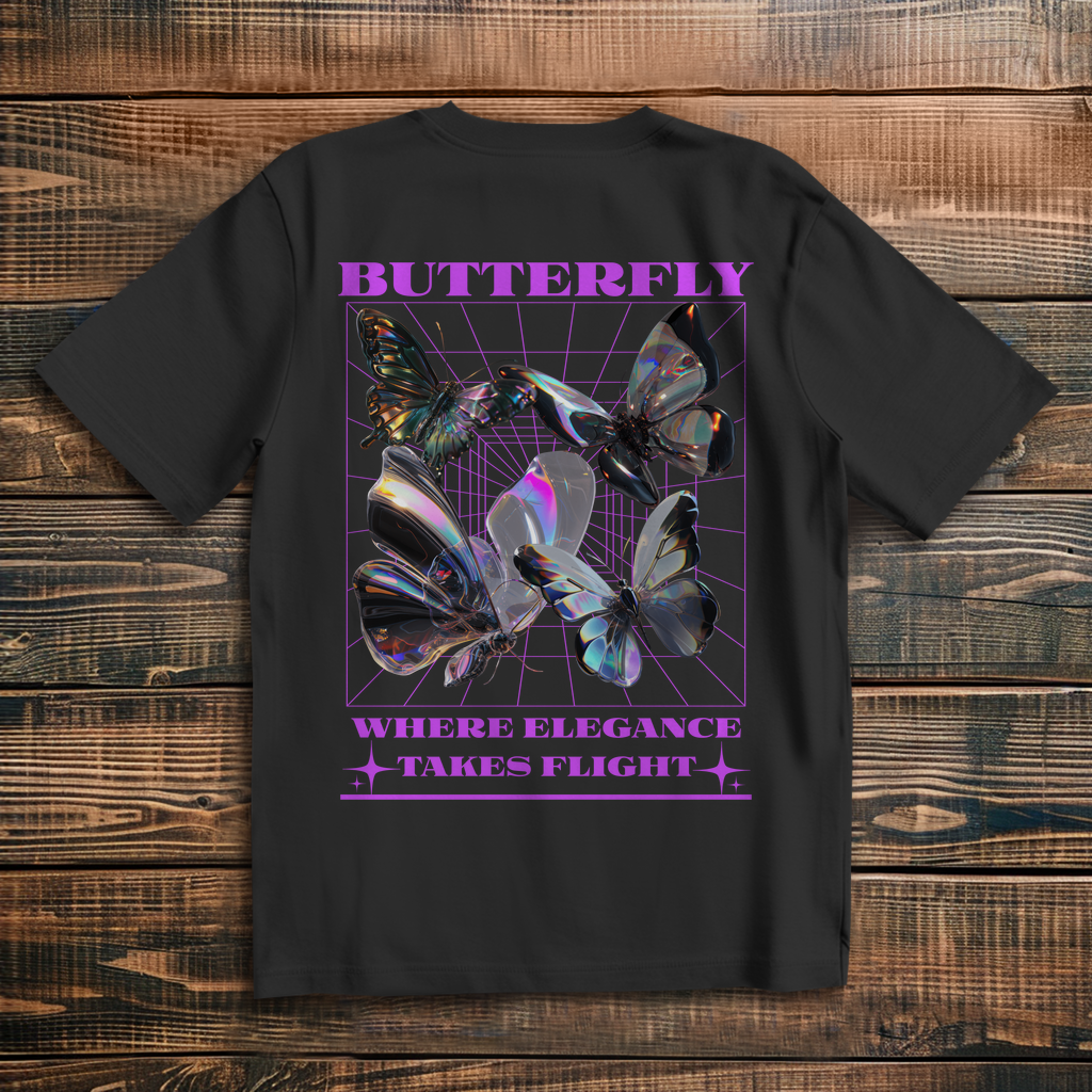 Oversize T-Shirt - Flutter Wings