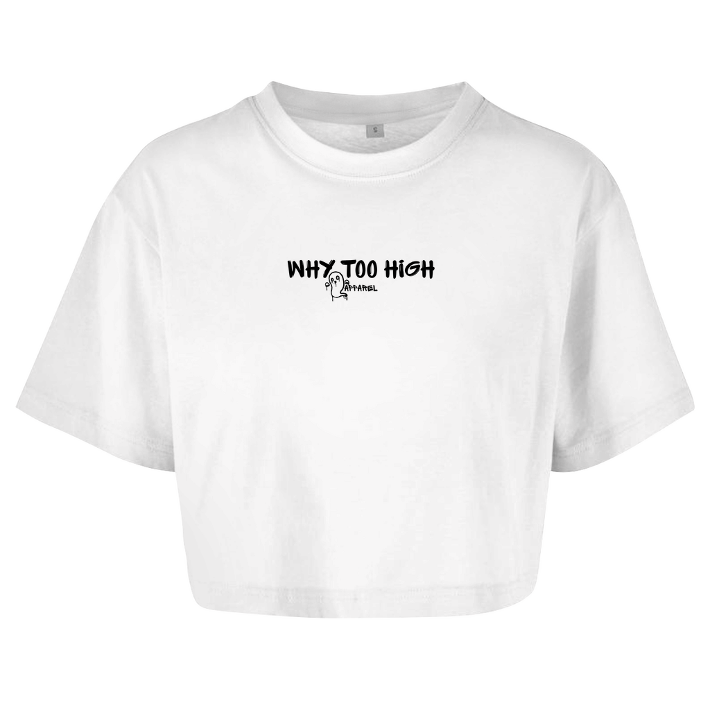Damen Oversize Crop Top -  Let Your Soul Awaken