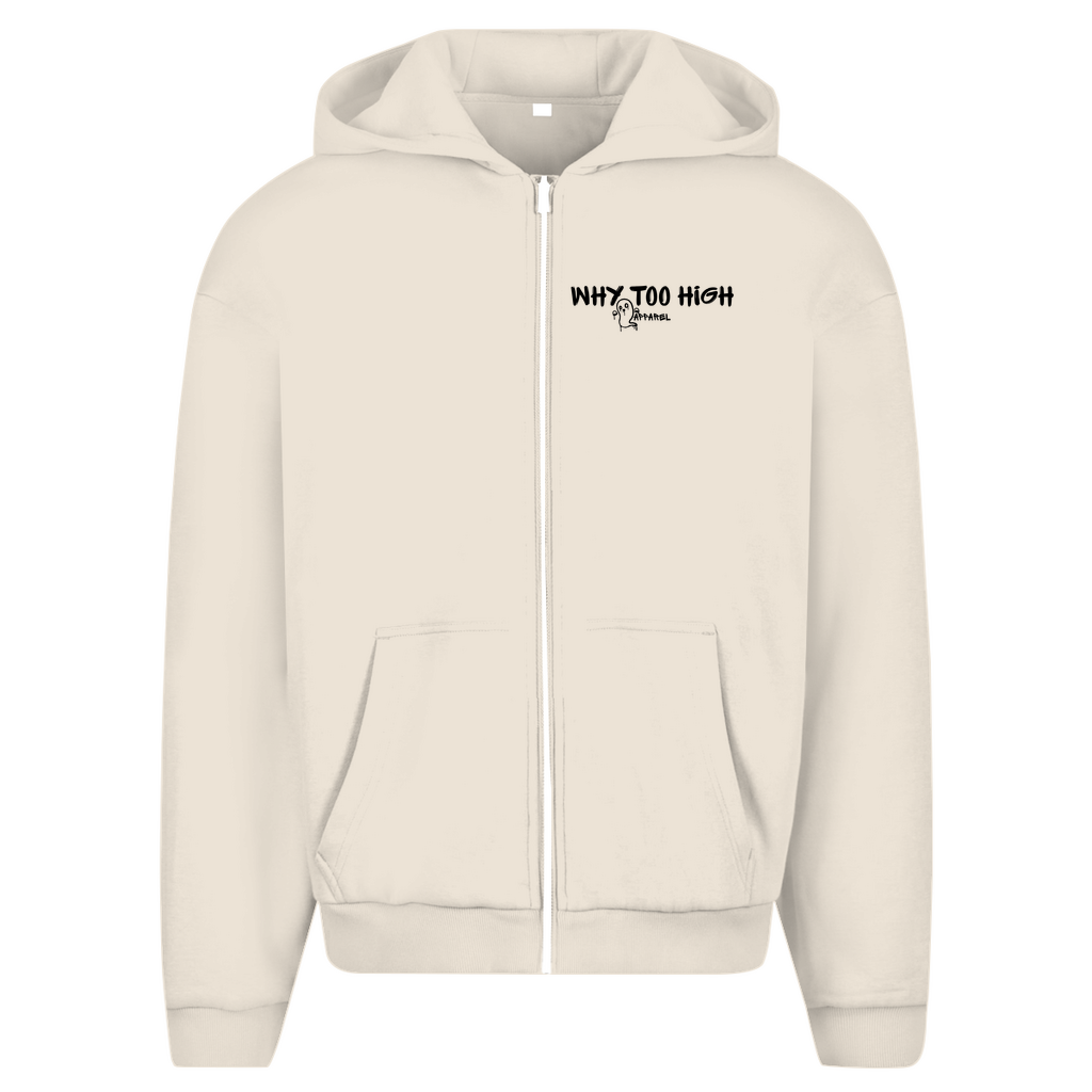 Herren Oversize Zipper Hoodie -  Chaotic Romance