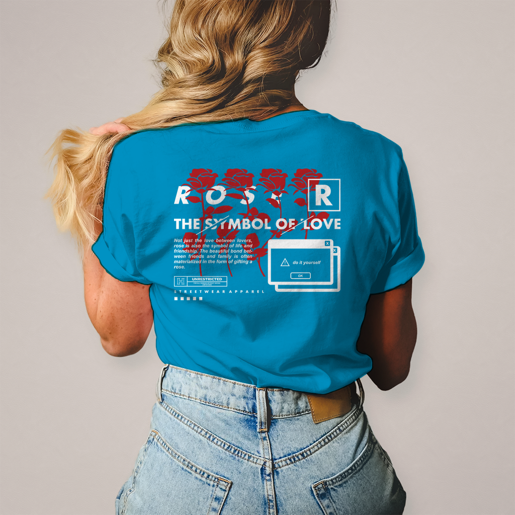 Damen T-Shirt -  Rose