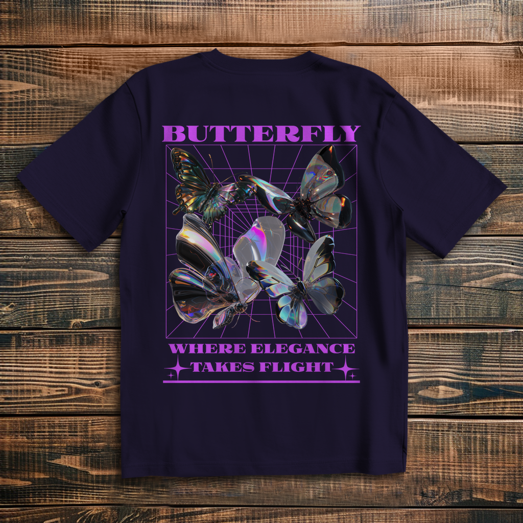 Oversize T-Shirt - Flutter Wings