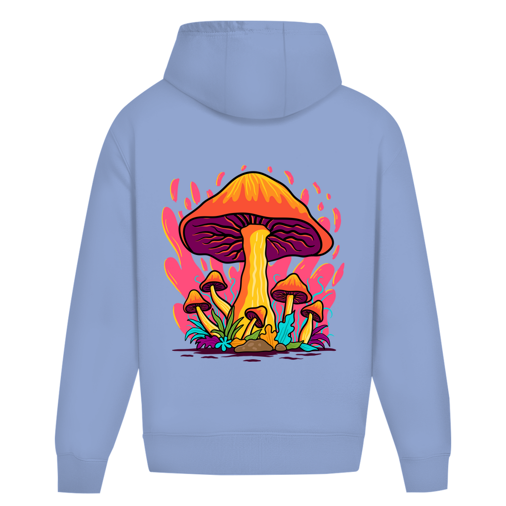 Oversize Hoodie Ohne Kordel -  Mushroom
