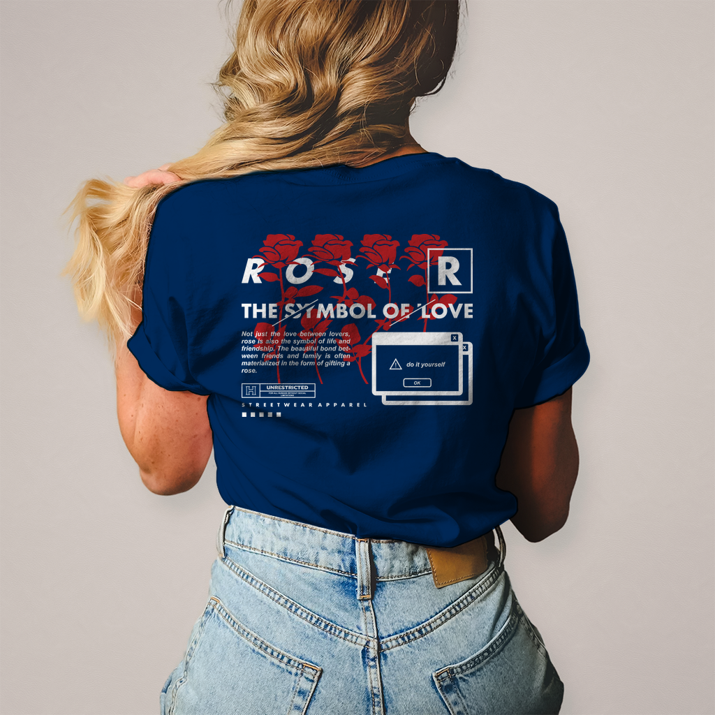 Damen T-Shirt -  Rose