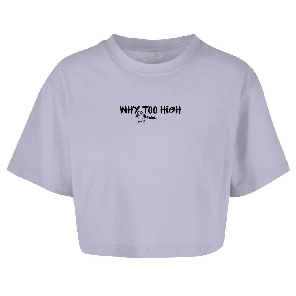 Damen Oversize Crop Top -  Euphoria