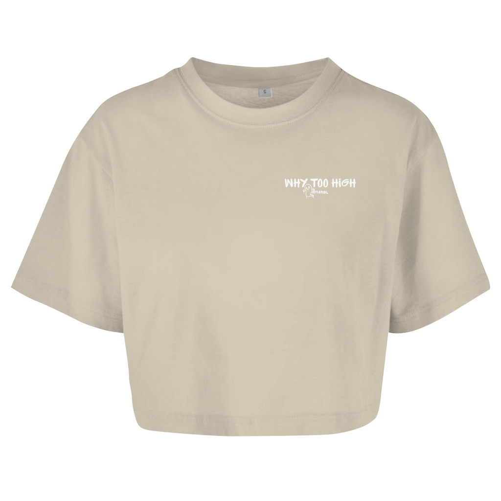 Damen Oversize Crop Top -  Heavenly