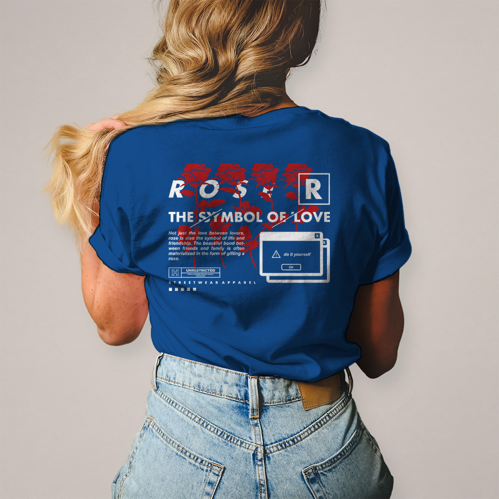 Damen T-Shirt -  Rose