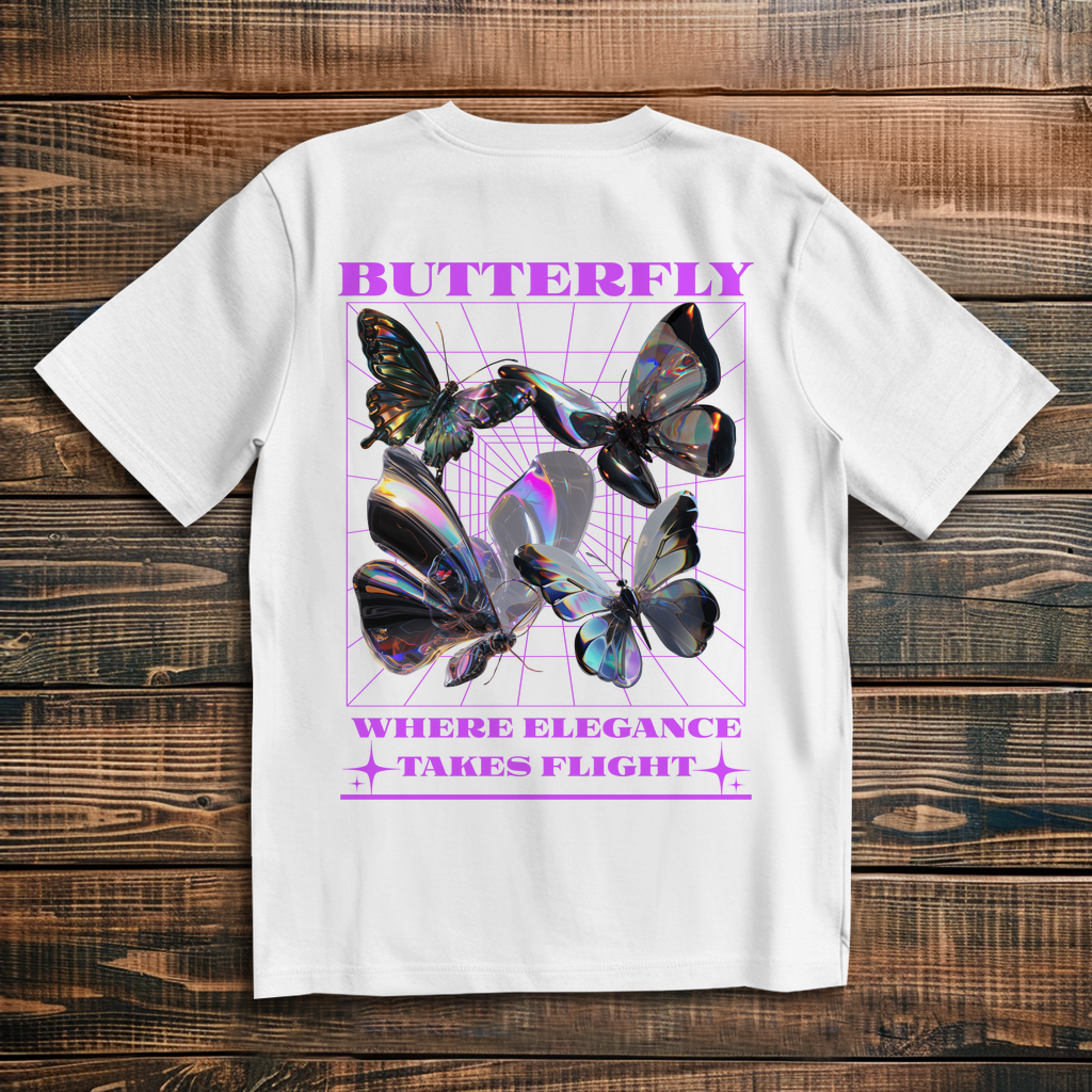 Oversize T-Shirt - Flutter Wings